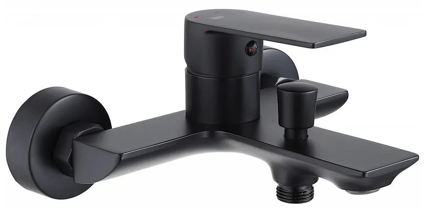 Vaňová batéria s vaňovou sadou Rea Urban čierna