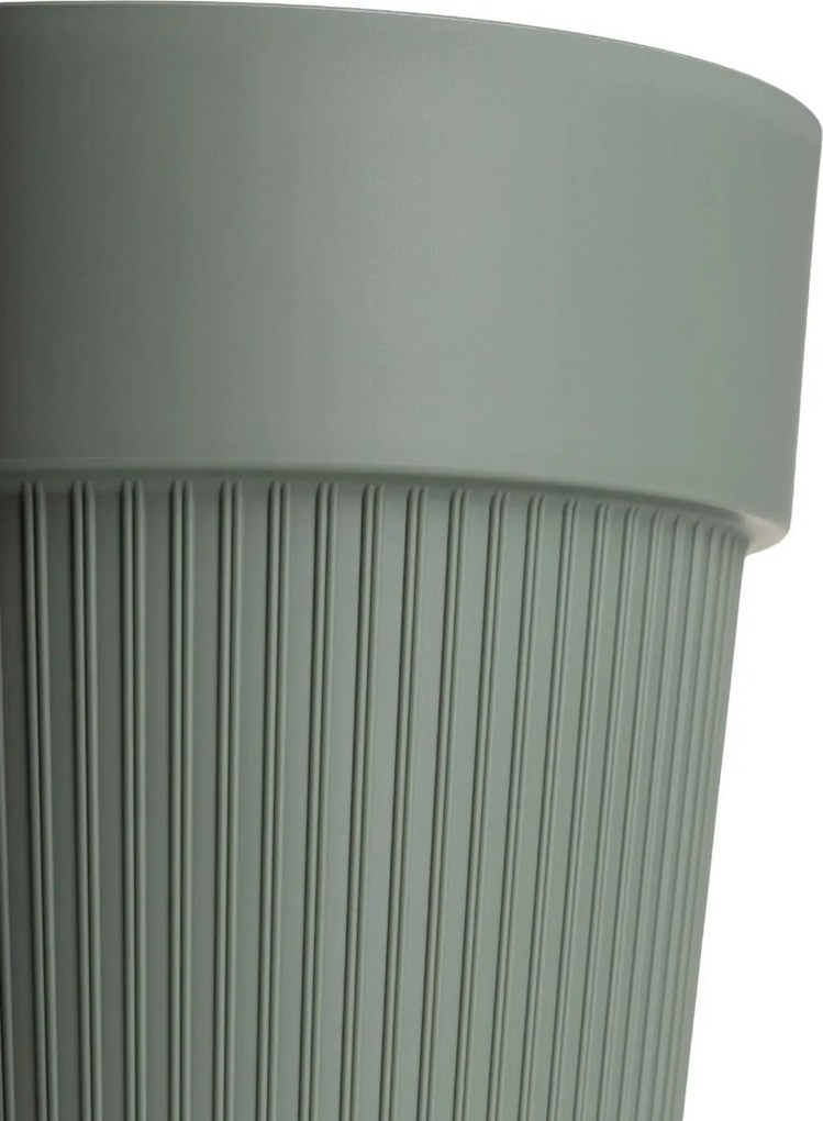 Květináč Silva Line 12,7x14,5 cm šedo-zelený