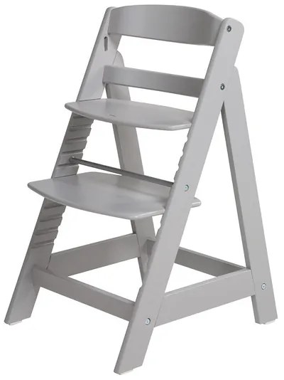 roba Detská drevená vysoká jedálenská stolička Sit Up (sivá)  (100306933)