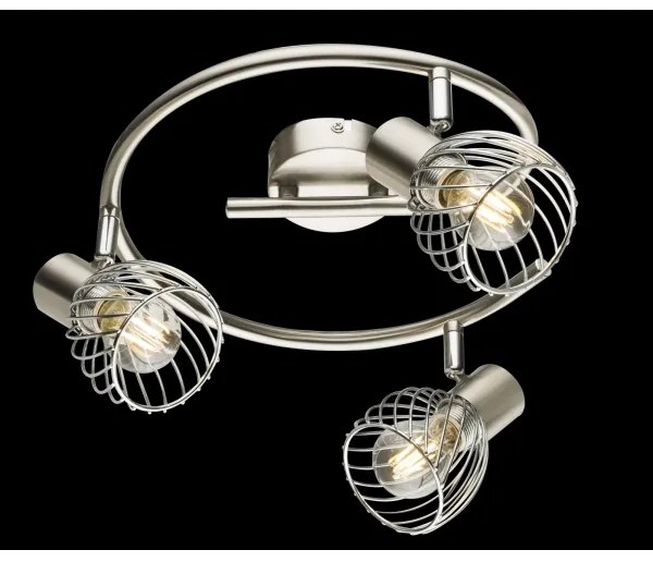 Globo 54809-3 - Bodové svietidlo TEXAS 3xE14/40W/230V matný chróm