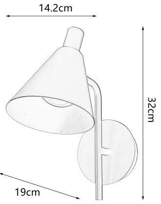 Brilagi - LED Nástenná lampa LUCERA LED/3W/230V žltá
