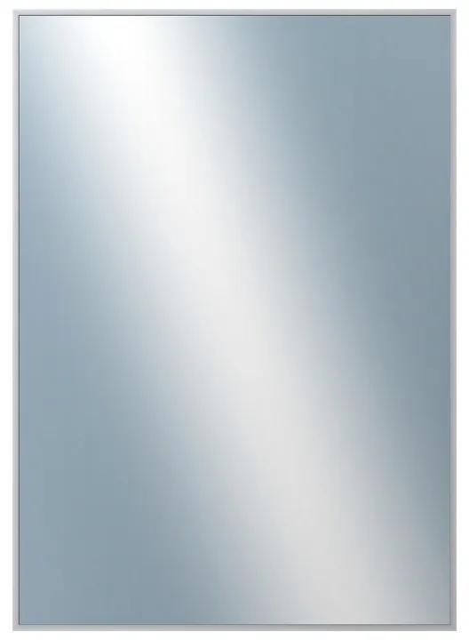 DANTIK - Zrkadlo v rámu, rozmer s rámom 50x70 cm z lišty Hliník strieborná (7001004)