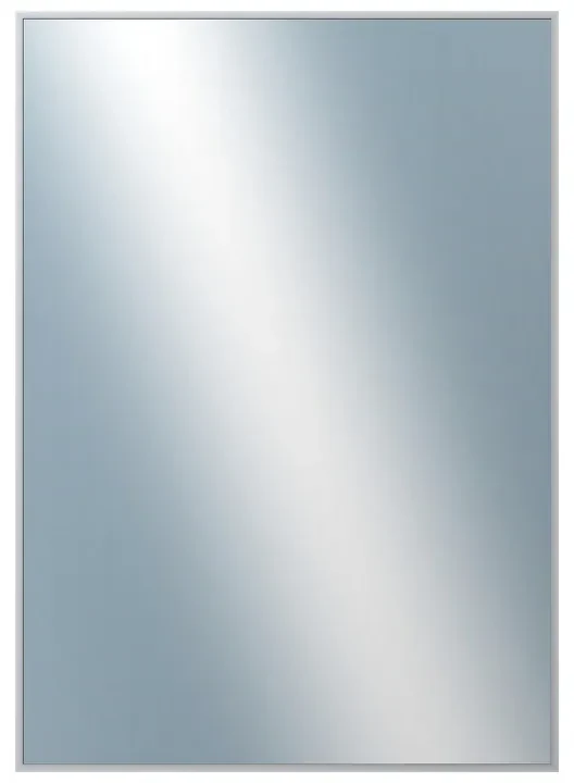 DANTIK - Zrkadlo v rámu, rozmer s rámom 50x70 cm z lišty Hliník strieborná (7001004)
