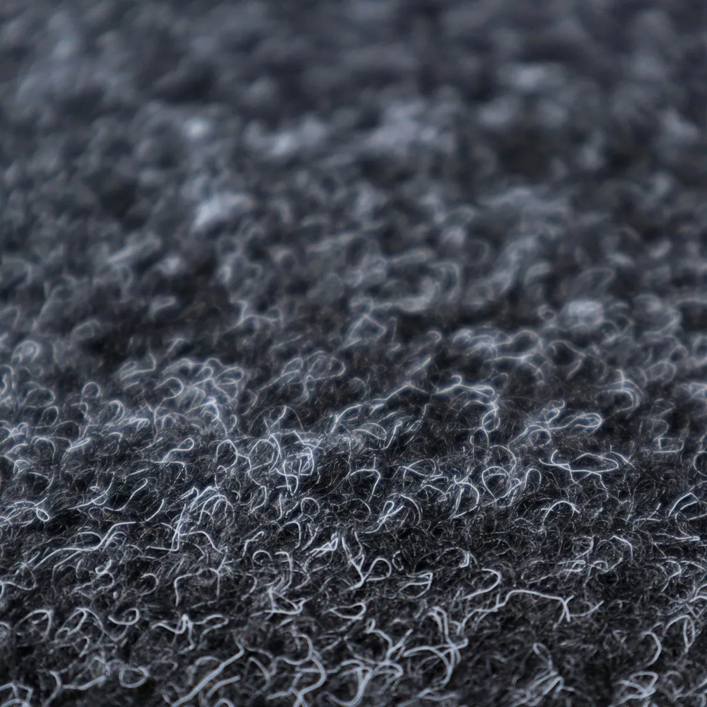 Metrážny koberec Primo Gel 78 antracit, záťažový, na mieru, šíře 4m, šedá, guma (gél - protišmykový), chodba / predsieň, Betap