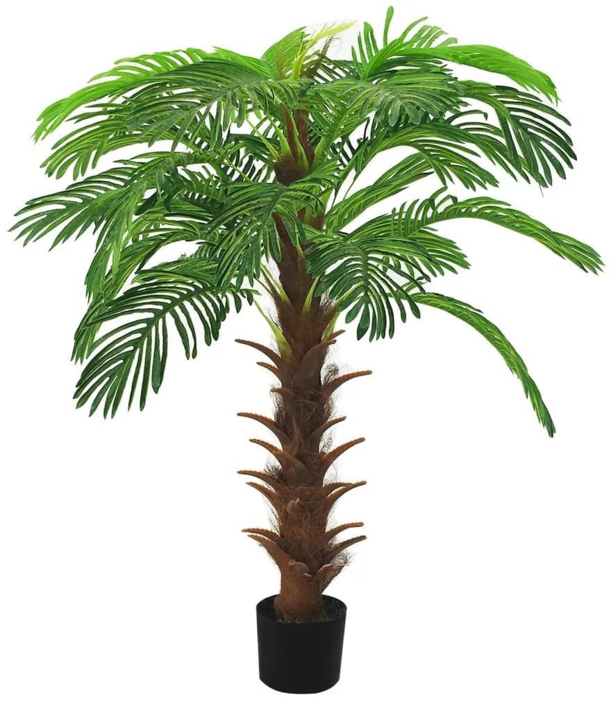 Umelá palma Cycas s kvetináčom 140 cm zelená