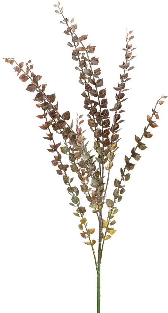 Dekorácia umelá vetvička s listami Berry Spray Dusky pink - 80 cm