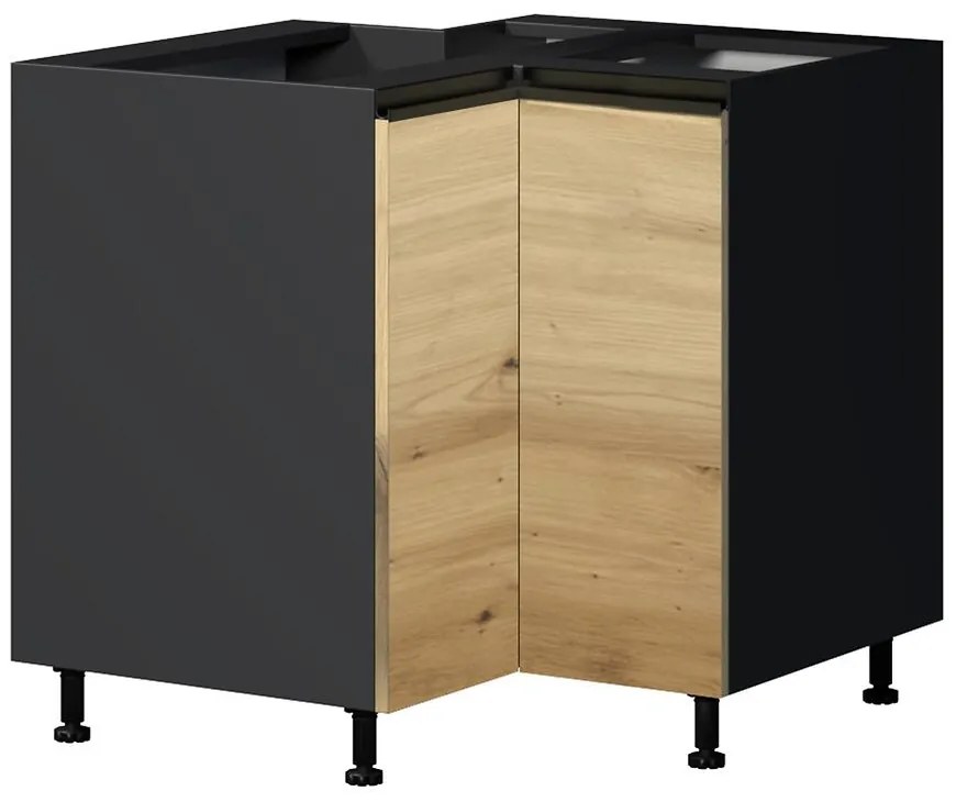 Kuchynská Skrinka Industry DR ”L” čierna/artisan