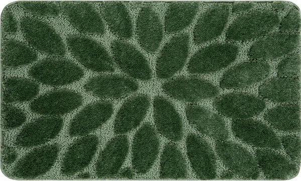 Kúpeľňový koberček SUPREME LINES kamienky, zelený
