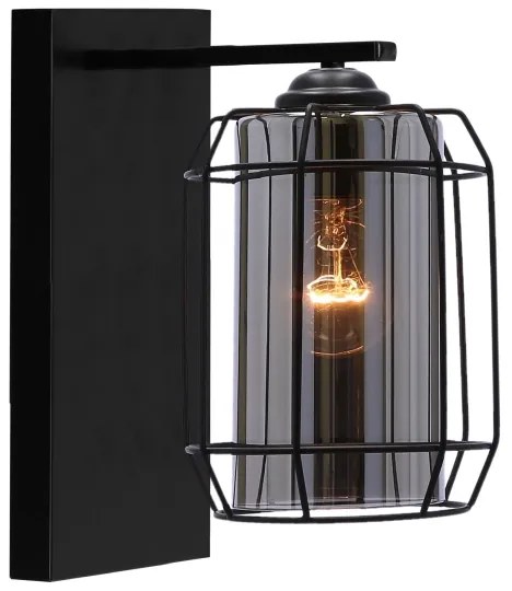 Nástenná lampa JONERA 1xE27/40W/230V čierna