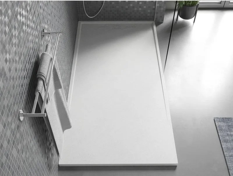Mexen Amon, SMC obdĺžniková sprchová vanička 140 x 80 cm, biela, 4F108014