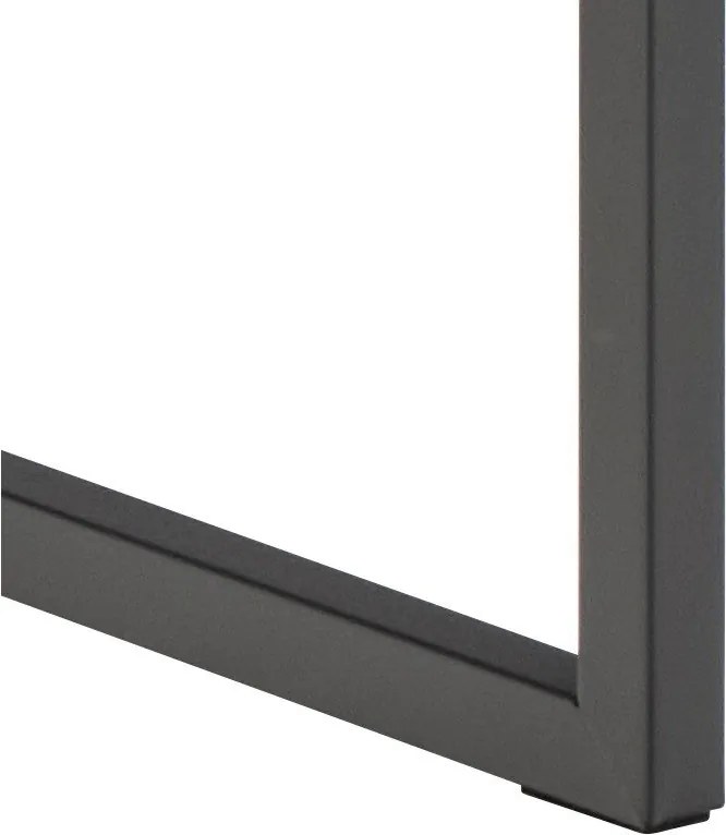 Čierny konzolový stolík v dekore jaseňa 40x140 cm Darlington – Actona