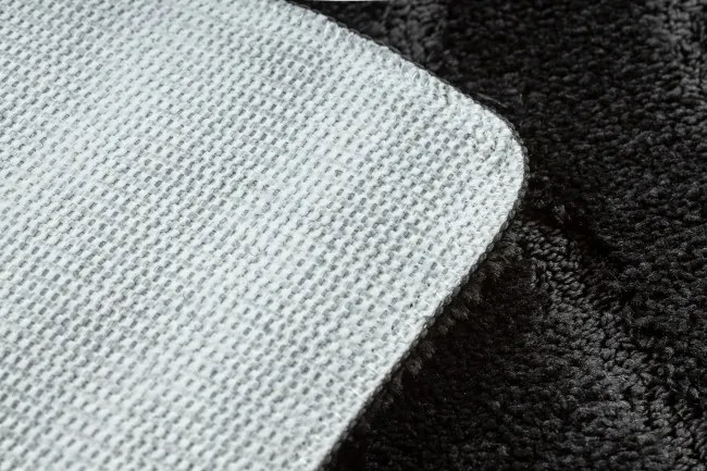 Sada kúpeľňových koberčekov SUPREME WAVES vlny, čierna