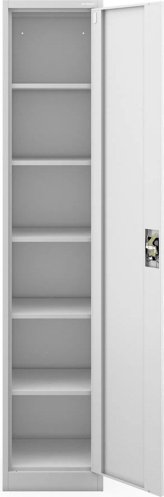 Kartotéková skriňa na kľúč sivá ALEX H2200 450 x 2200 x 400 mm