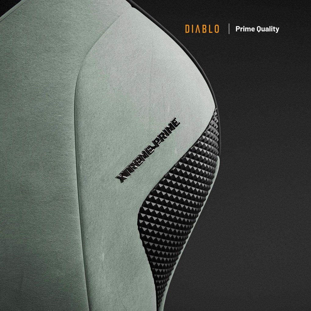 Herné kreslo Normal Size, zeleno-čierne: Diablo X-One Prime Ghotic Green