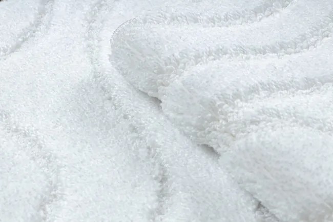 Kúpeľňový koberček SUPREME WAVES vlny, biely