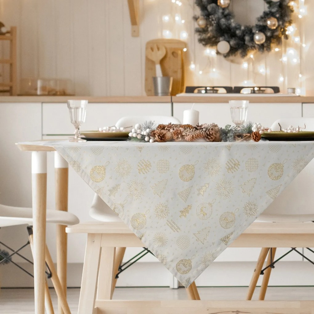 VIANOČNÝ OBRUS FLASH14 135X180 CM VZOROVANÝ