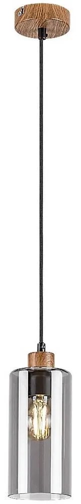 Rabalux 72141 - Luster na lanku TANNO 1xE27/25W/230V dub RL72141