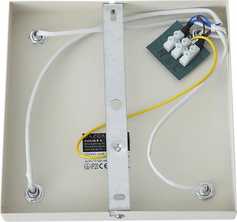 Moderné stropné bodové svietidlo béžové 4-svetlá nastaviteľné - Jeana