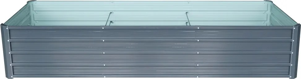 Vyvýšený záhradný záhon BestBerg VZ-1000A / 1000 l / 240 x 90 x 47 cm / sivá
