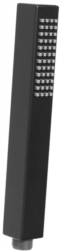 Kuchinox Cubi, sprchový set s termostatickou batériou a dažďovou sprchou, čierna, PKU_70TD
