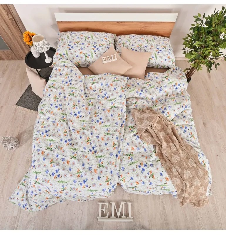 Obliečky krepové Leia EMI, Štandardný set jednolôžko obsahuje 1x 140x200 + 1x 70x90