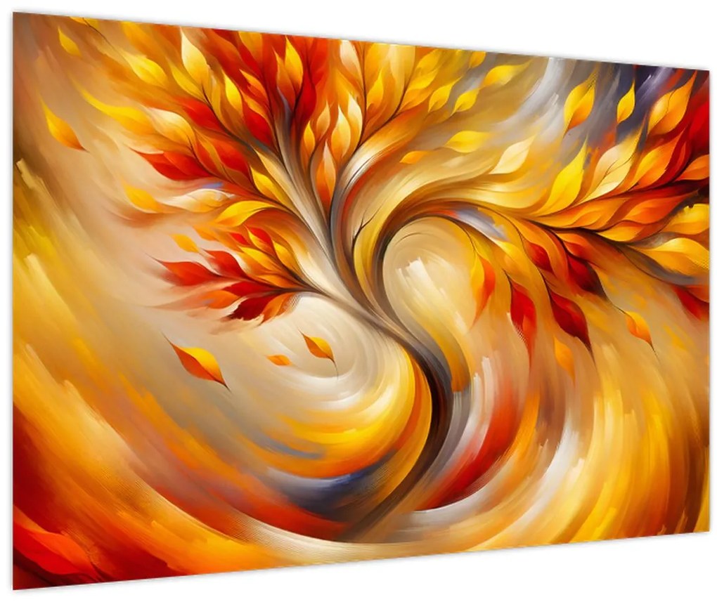Obraz - Jesenný strom (90x60 cm)