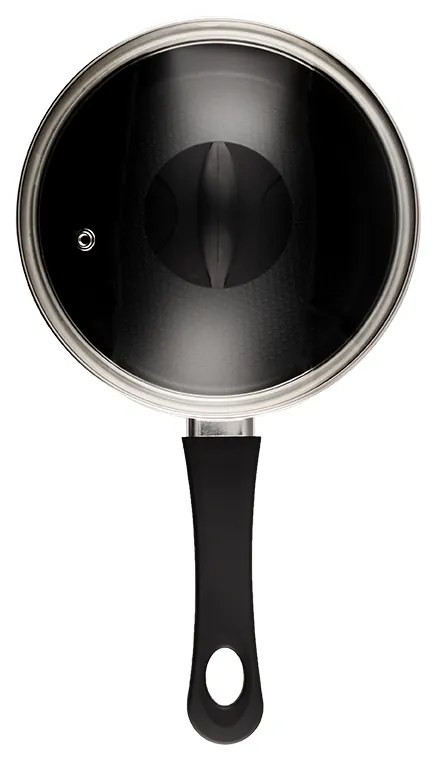 Rajnica so sklenenou pokrievkou ø 18 cm – Venus Lunasol Induktion black - 600547