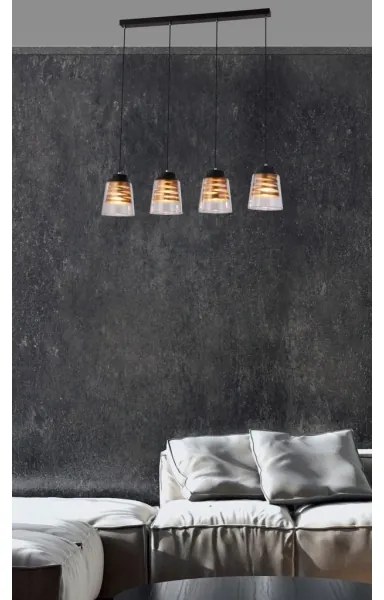 Luster na lanku FRESNO 4xE27/60W/230V