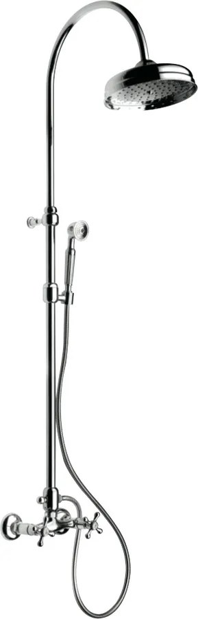 LIBERTY Faris Liberty - sprchová batéria nástenná, rozteč 150mm, pevná sprcha + ručná sprcha – komplet, bronz 027+AC270.18