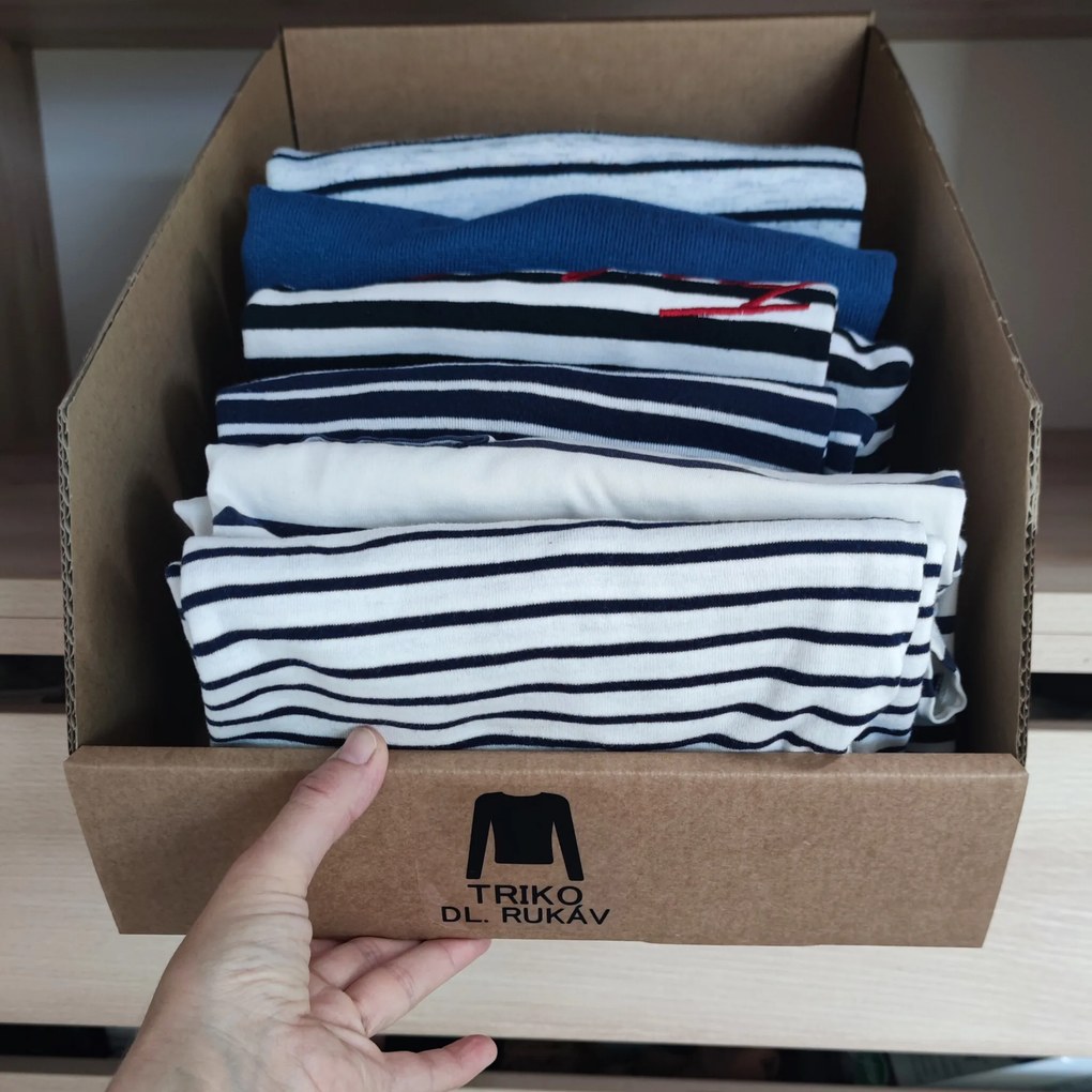 KARTON PAK Úložné boxy na oblečenie, organizéry do skrine EKO KARTON 30 x 47 cm