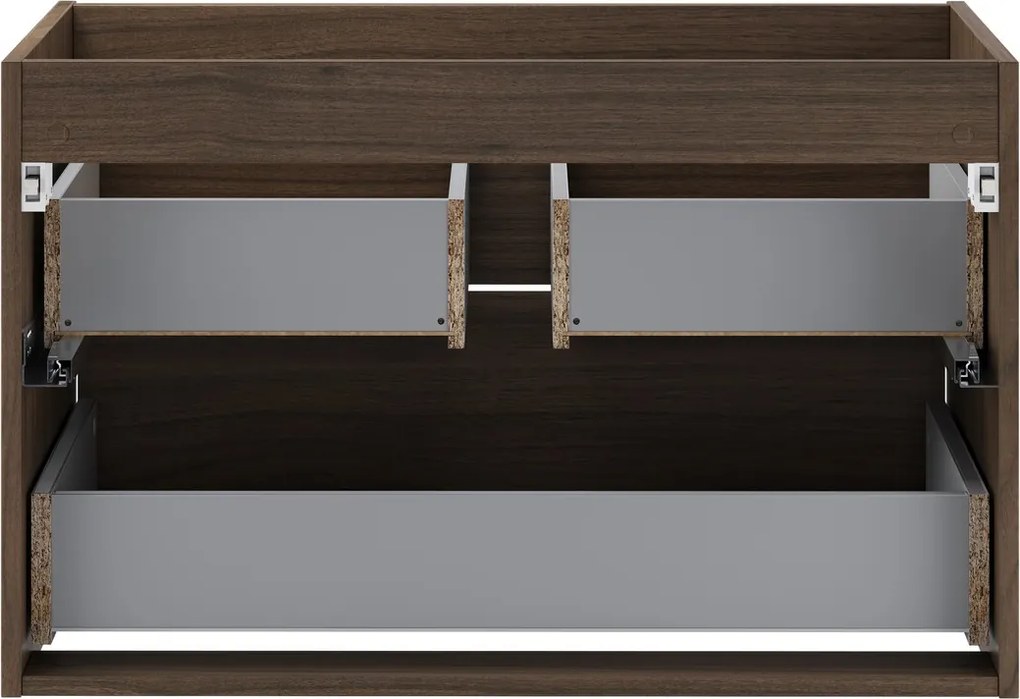 Závěsná skříňka pod umyvadlo Villa 80 cm ořech