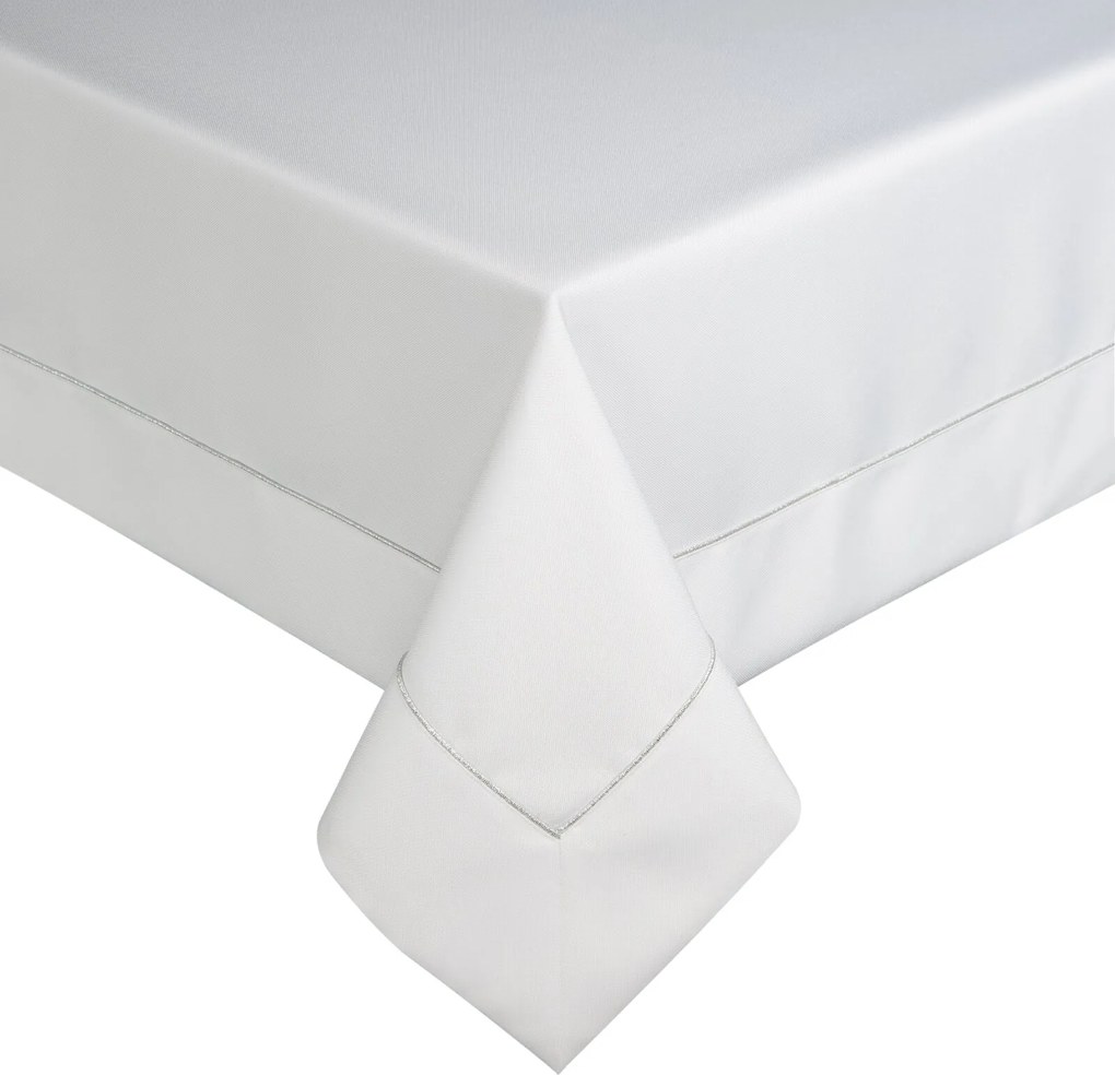 OBRUS KARIN 145X280 CM BIELY