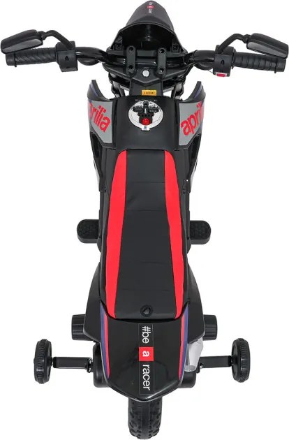 Elektrická motorka Aprilia RX modrá