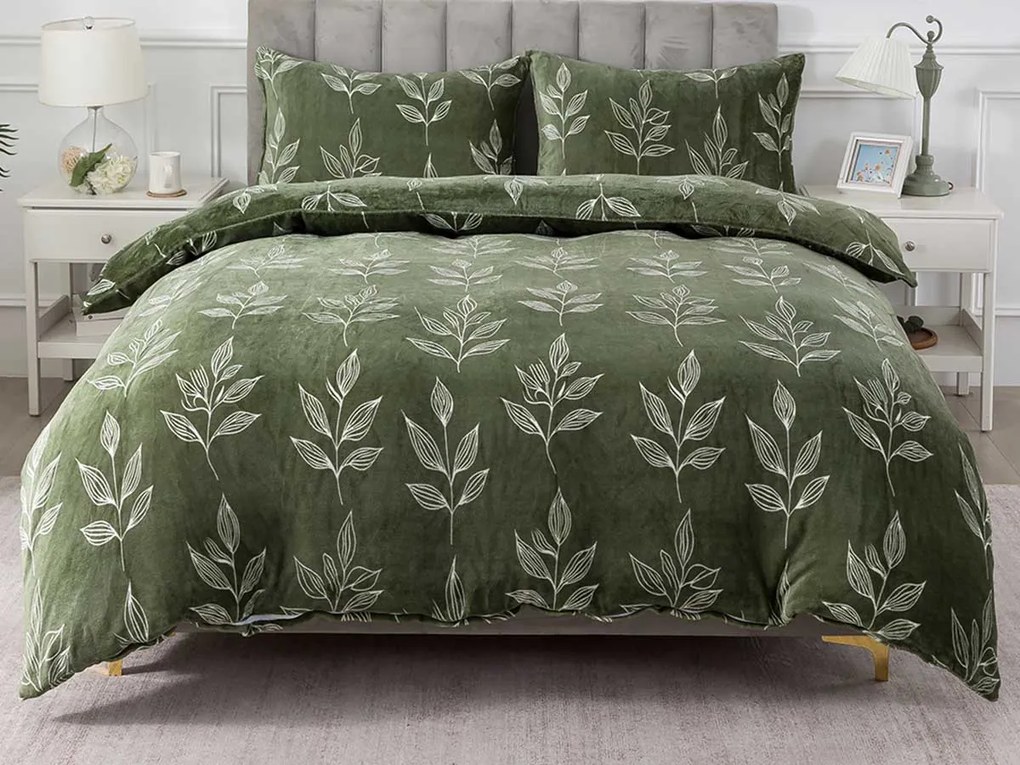 XPOSE® Mikroplyšové obliečky RASTLINY Exclusive