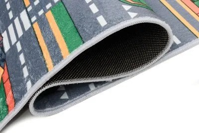 TA Koberec B-529 FLANNEL PRINTED Sivý Obdĺžnikový Rozmer: 140x200 cm