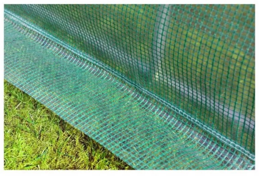 LEAN Záhradný fóliový skleník 4x2, 5x2m 10m² - zelený s rámom