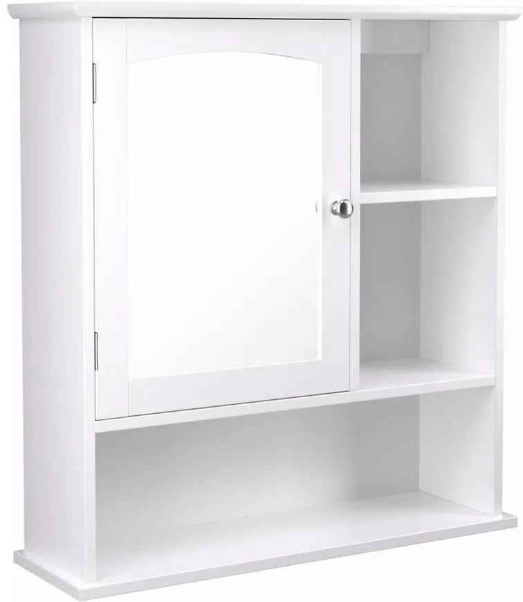 Skrinka Zrkadlová Martina biela 60X18X64