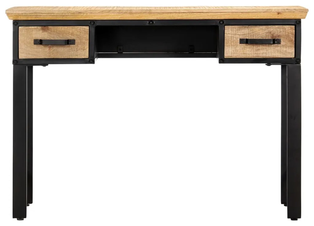 vidaXL Písací stôl 110x50x76 cm masívne mangovníkové drevo