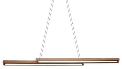 Drevený LED luster na lankách SENTO LED/19W/230V