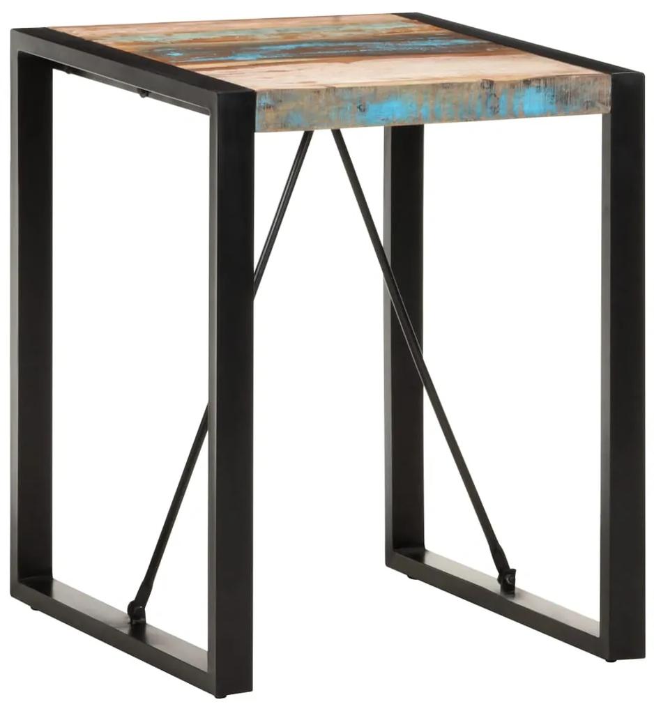 Jedálenský stôl 60x60x75 cm, recyklovaný masív