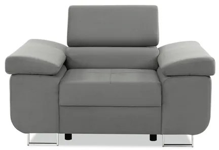 Kreslo Torezio 1, Dostupné poťahy: ekokoža Soft 017 (biela) + Lux 05