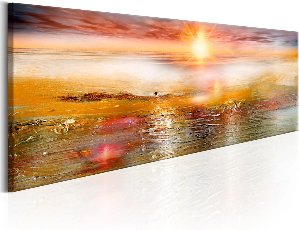 Obraz - Orange Sea 150x50