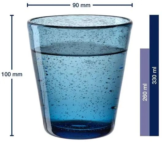 VÝPREDAJ Leonardo pohár Burano studená farba 330 ml