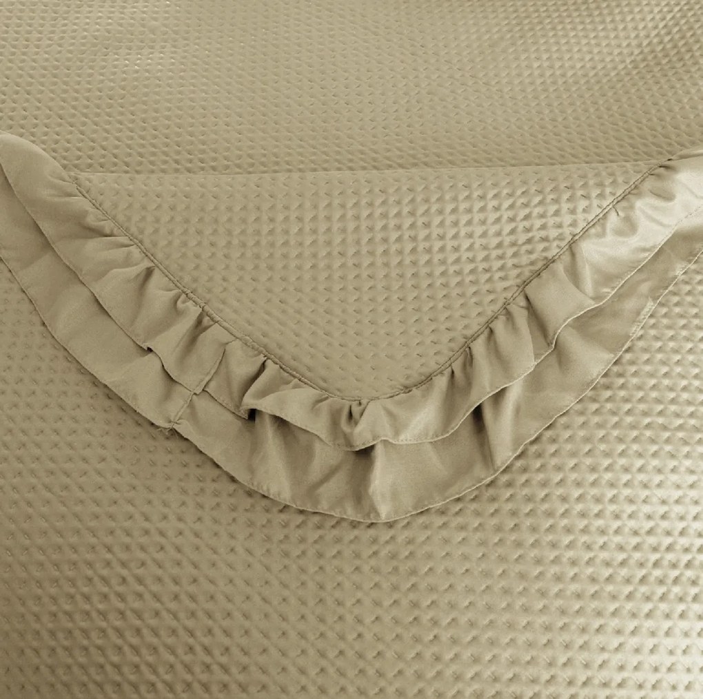 Prehoz na posteľ MONTEGO, béžový Rozmer: 200 x 220 cm