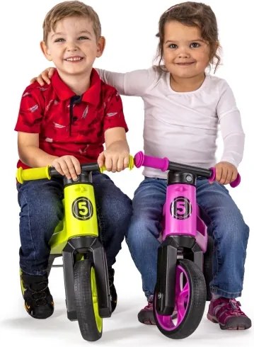 Funny Wheels - Odrážadlo 2v1 RIDER SUPER SPORT ružové/čierne