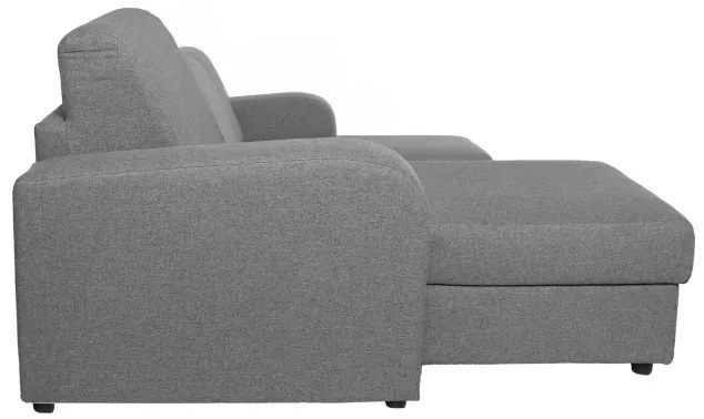 Rozkladacia sedacia súprava na každodenné spanie LIVORNO U, hnedá (penelope 04), 140