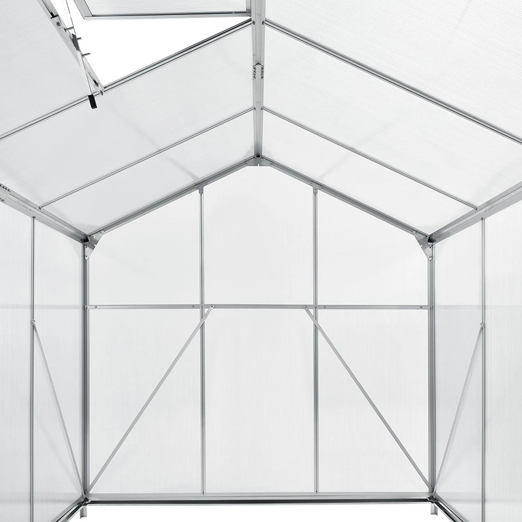InternetovaZahrada - Záhradný skleník 190 × 253 cm + základňa