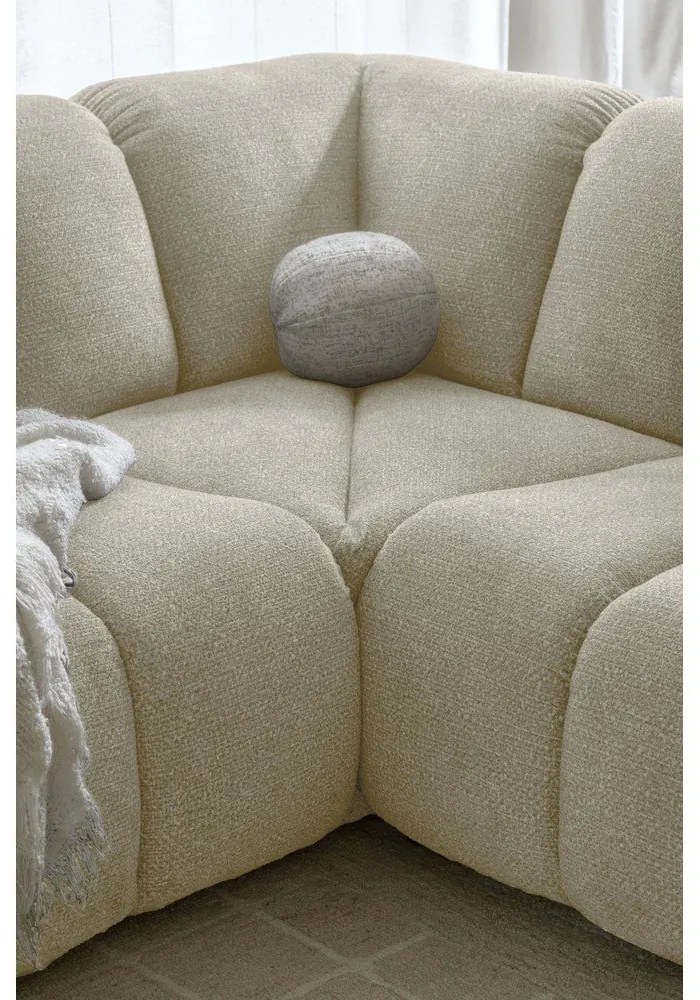 Béžová rohová pohovka (ľavý roh/do L) Shell – Miuform