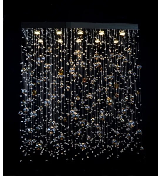 Wranovsky JWZ610100101 - Krištáľový prisadený luster ORBIS 10xGU10/40W/230V