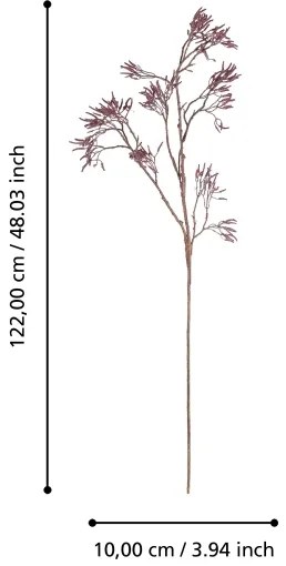 Eglo 428368 - Umelý kvet ETAYA 122 cm fialová